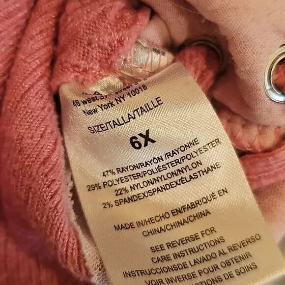 Pink Long Sleeve Top and Pants Set Size 6X Tommy Bahama - Picture 6 of 12